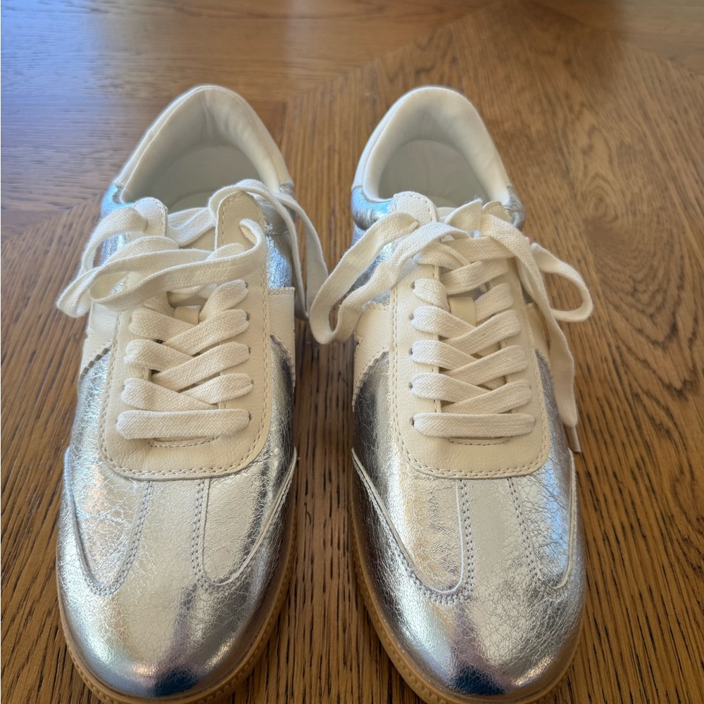 MIA Silver and White Women's Sneakers
